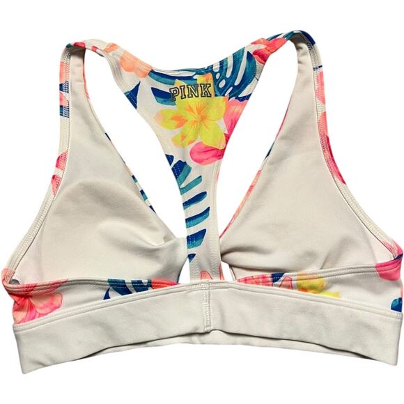 Pink Ultimate Floral Sports Bra - Picture 2 of 3